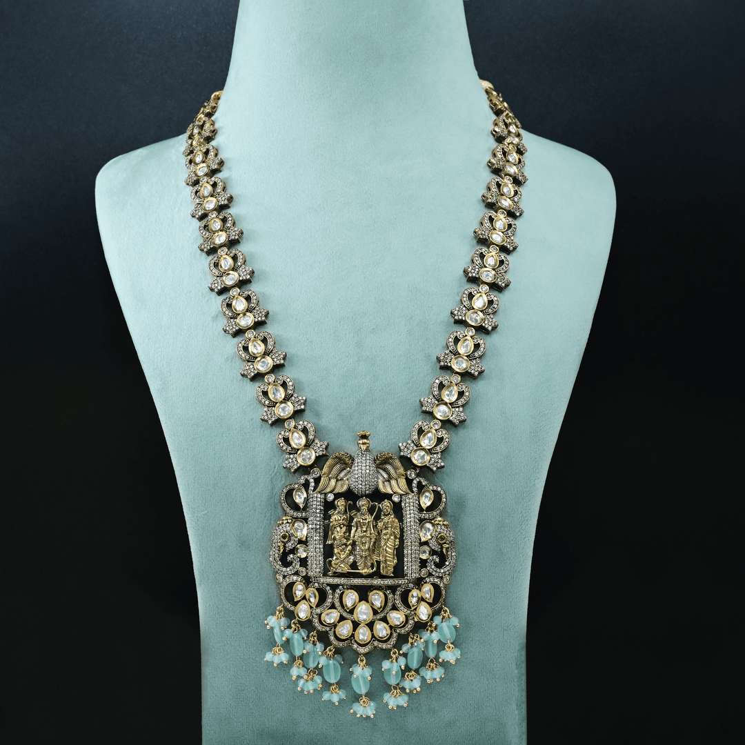 Victorian Ram Parivar Heavy Necklace Set