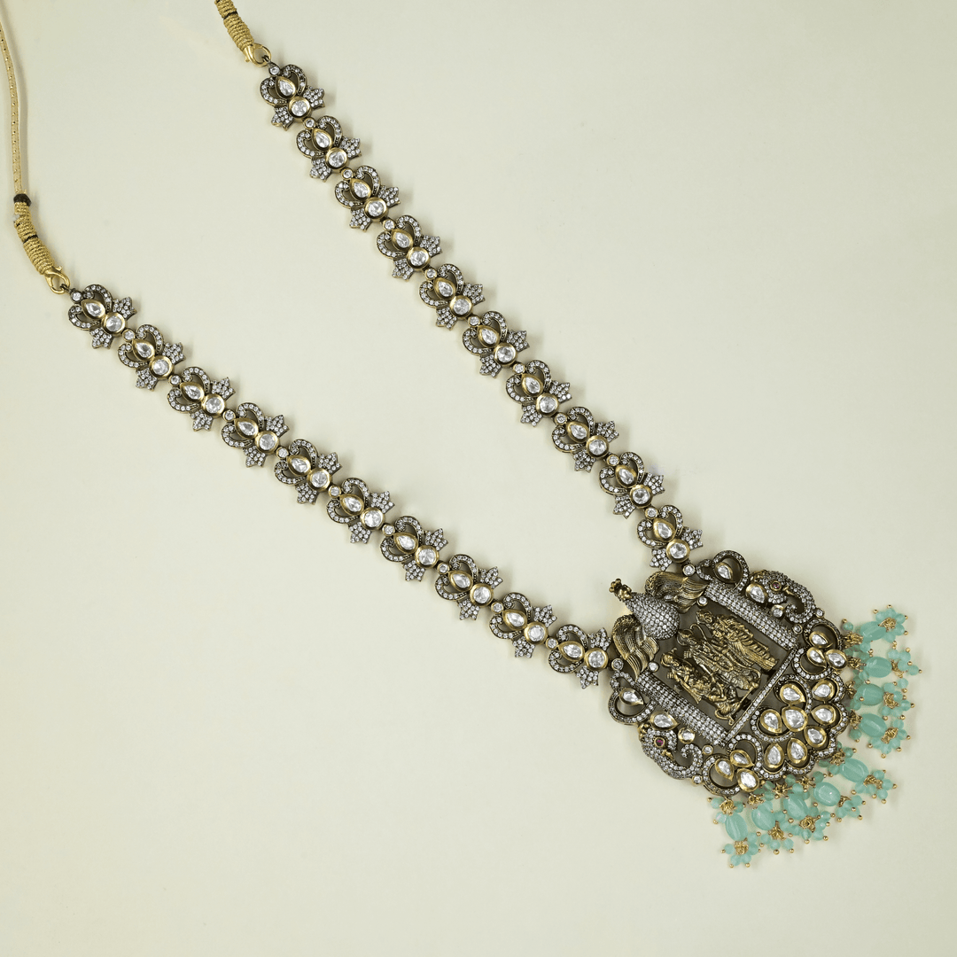 Victorian Ram Parivar Heavy Necklace Set