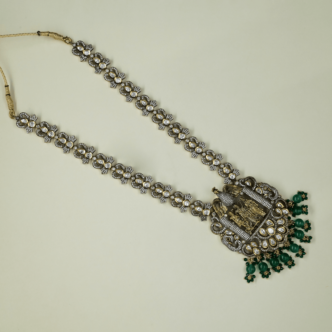 Victorian Ram Parivar Heavy Necklace Set