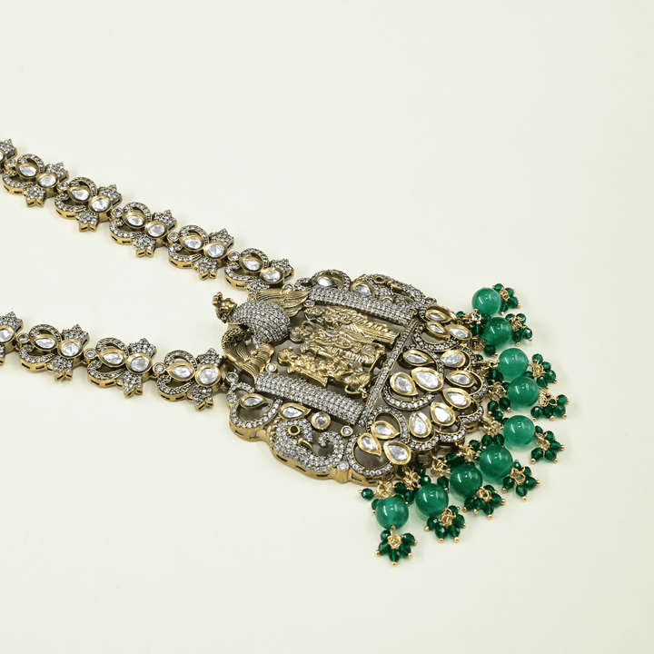 Victorian Ram Parivar Heavy Necklace Set