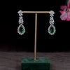 CZ Emerald Necklace Set