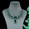 CZ Emerald Exclusive Necklace Set