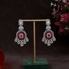 CZ Ruby Exclusive Necklace Set