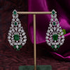 CZ Emerald Necklace Set