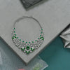 CZ Emerald Necklace Set