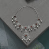 CZ Garnet Necklace Set