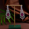 CZ Ruby Necklace Set