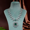 CZ Emerald Necklace Set