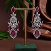 CZ Ruby Necklace Set