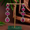 CZ Ruby Exclusive Necklace Set