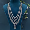 CZ Blue Sapphire Exclusive Necklace Set