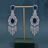 CZ Blue Sapphire Exclusive Necklace Set