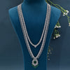 CZ Emerald Necklace Set