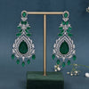 CZ Emerald Exclusive Necklace Set