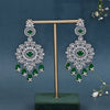 CZ Emerald Necklace Set