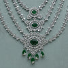 CZ Emerald Necklace Set