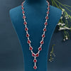 CZ Ruby Necklace Set