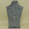 CZ Emerald Necklace Set