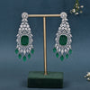 CZ Emerald Necklace Set