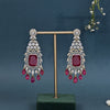 CZ Ruby Necklace Set