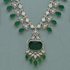 CZ Emerald Necklace Set