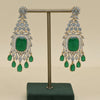 CZ Emerald Necklace Set