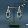 CZ Emerald Necklace Set