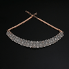 CZ Rose Gold Choker Set