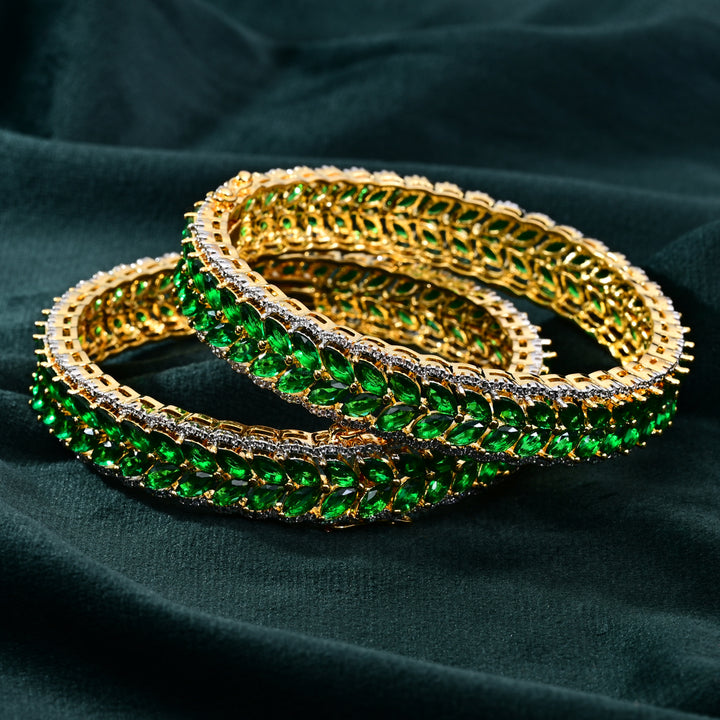 CZ Emerald Bangle