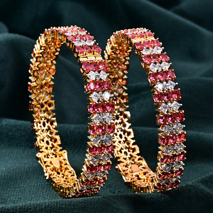 CZ Ruby Bangle