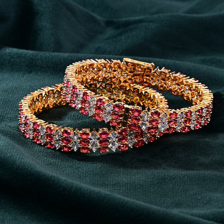 CZ Ruby Bangle