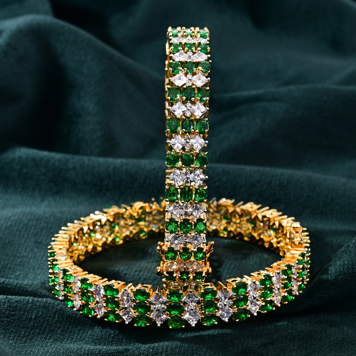 CZ Emerald Bangle