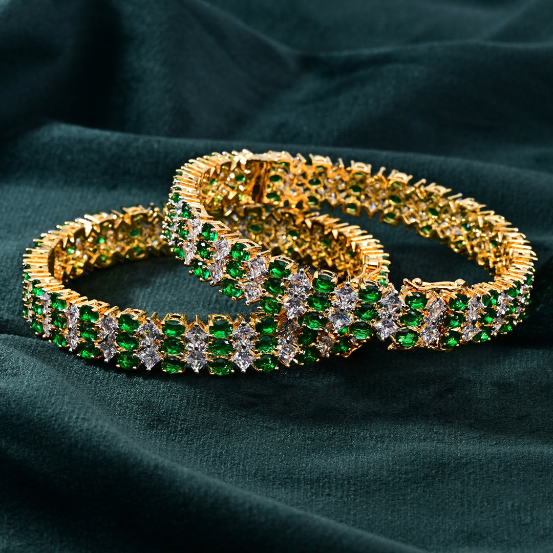 CZ Emerald Bangle