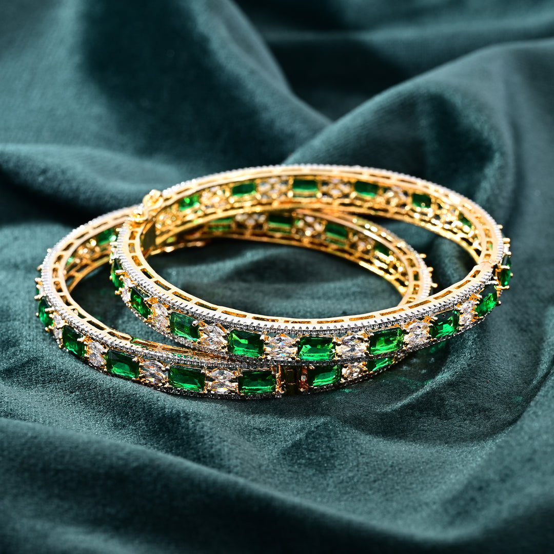 CZ Emerald Bangle