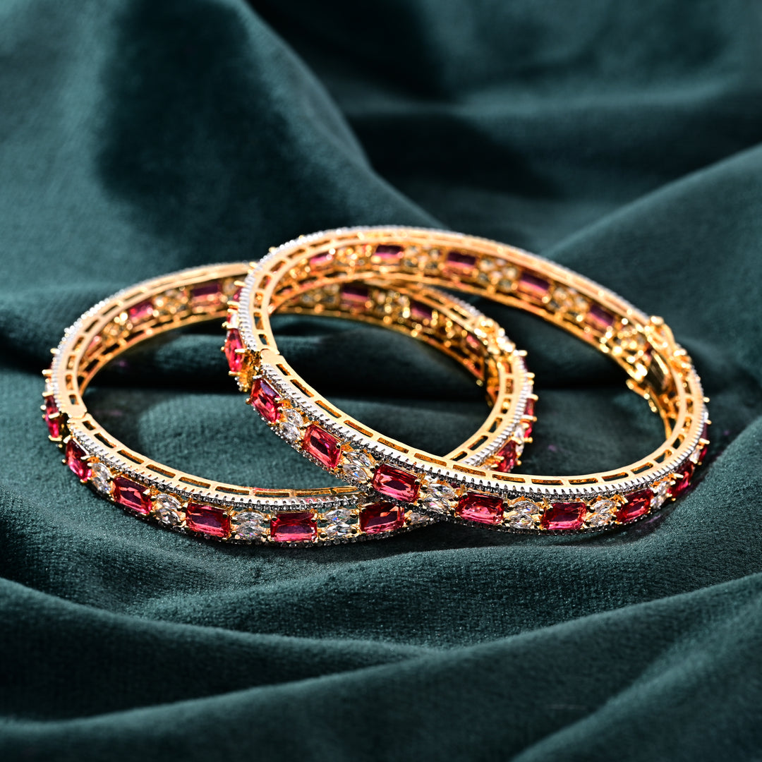 CZ Ruby Bangle