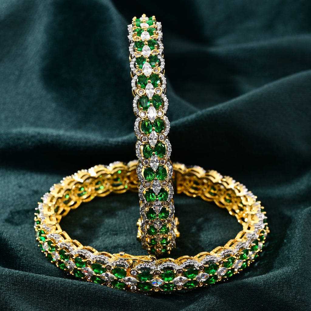 CZ Emerald Bangle