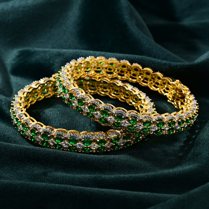 CZ Emerald Bangle