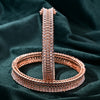 CZ Rose Gold Bangle