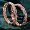 CZ Rose Gold Bangle