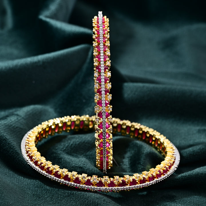 CZ Ruby Bangle