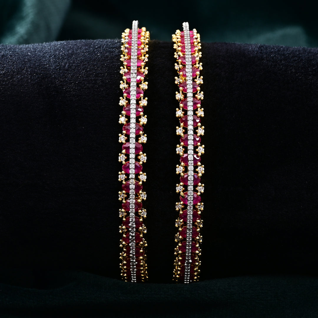 CZ Ruby Bangle