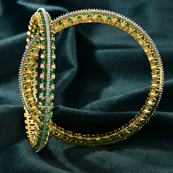 CZ Emerald Bangle