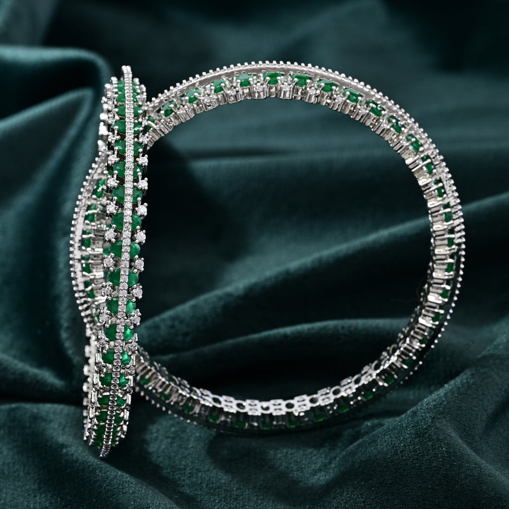 CZ Emerald Bangle