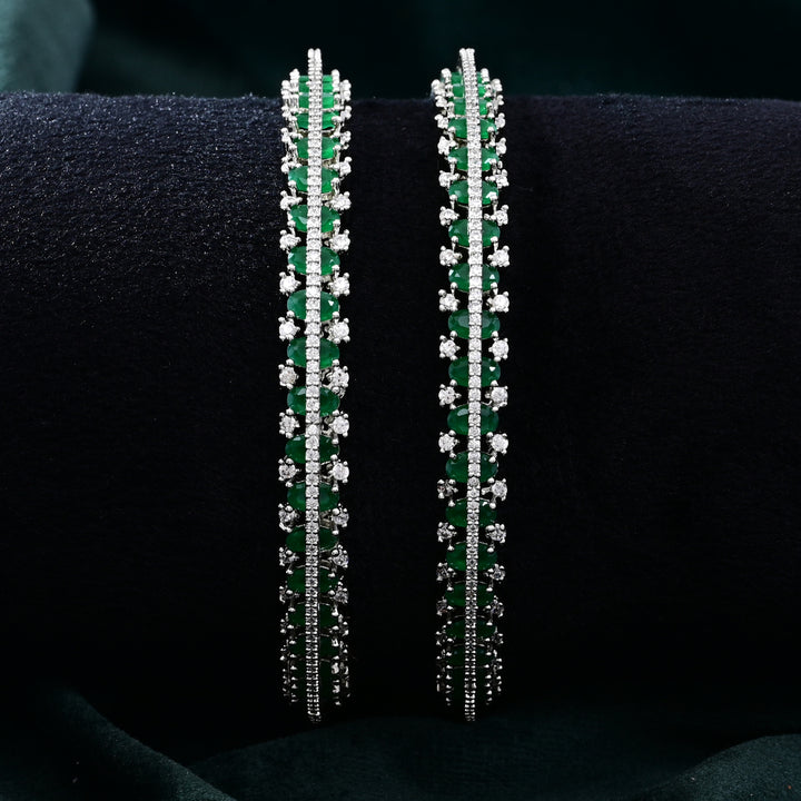 CZ Emerald Bangle