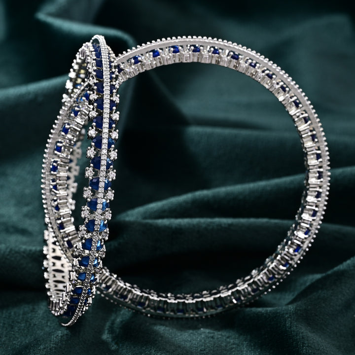 CZ Blue Sapphire Bangle