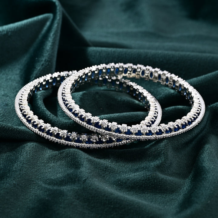 CZ Blue Sapphire Bangle