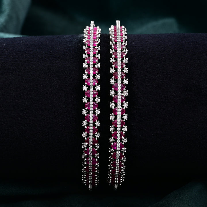 CZ Ruby Bangle