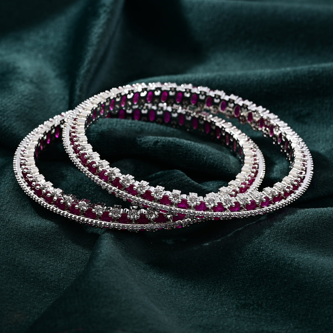 CZ Ruby Bangle