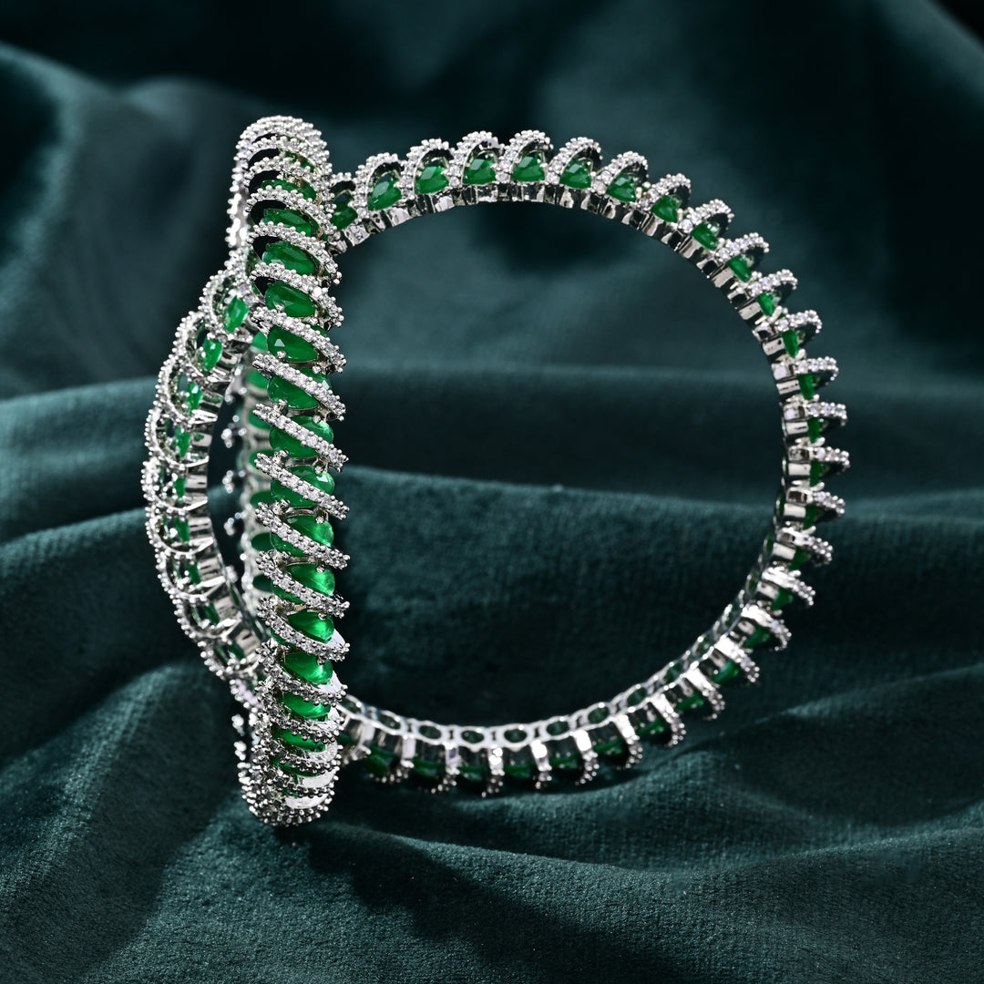 CZ Emerald Bangle