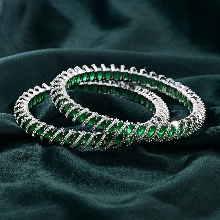 CZ Emerald Bangle